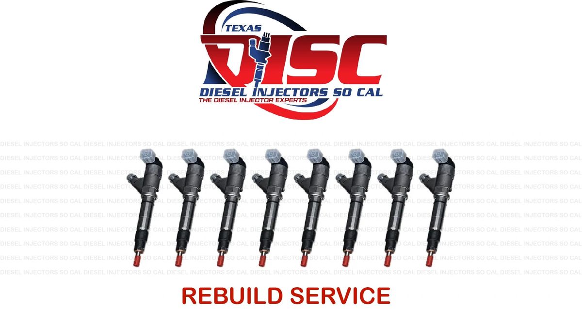 20062007 Duramax LBZ Injector Rebuild Service Set of 8